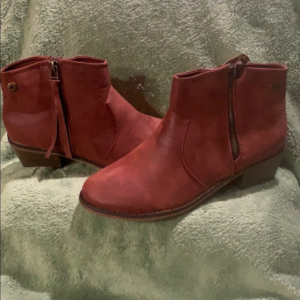 Cognac comfortable boots